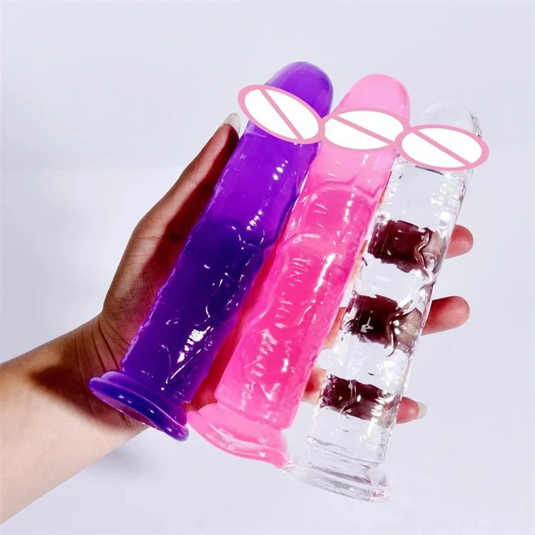 Realistic Dick Strong Suction Cup Adult Sex Toys Big Dildo for Woman Soft Jelly Dildo