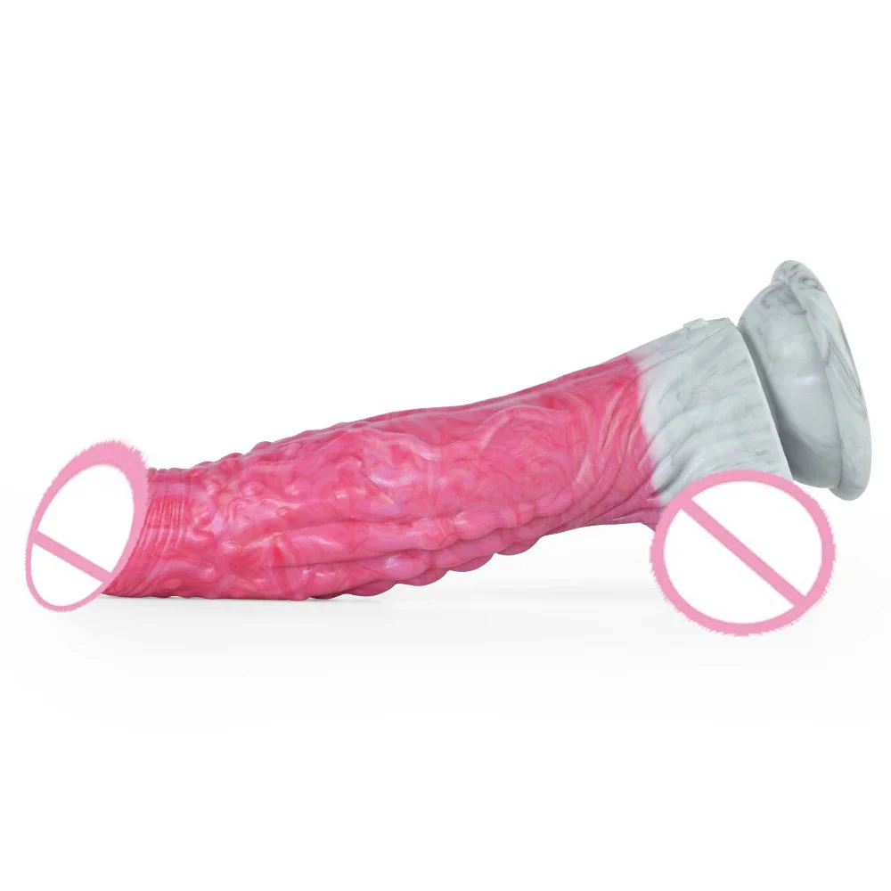 8 Inch Medical Silicone G-spot Realistic Soft Dildo with Big Large Dick for Women Cyber Animals Huge Penis