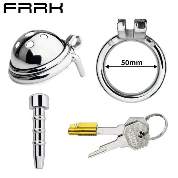 Metal Catheter Set Sex Toys 304 Stainless Steel Men's Chastity Lock for Men