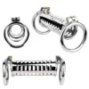Metal Gay Chastity Cage, Double Head Chastity Cage,cock Cage Male Chastity Devices Chastity Cage Belt for Men