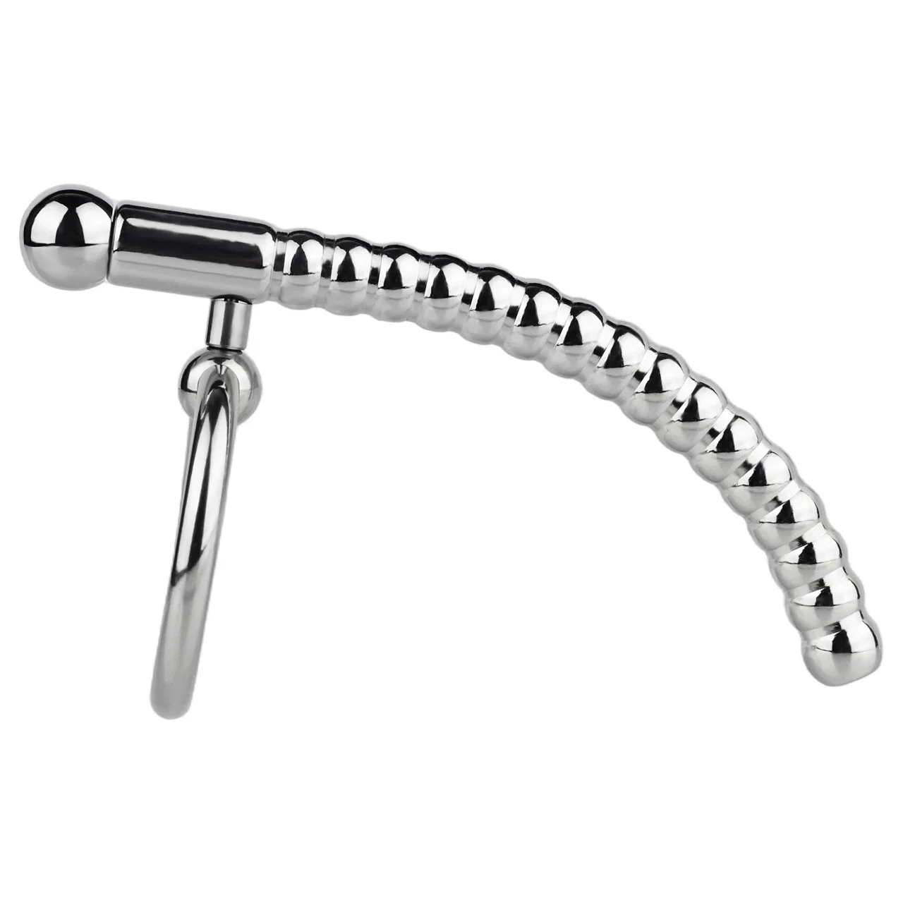 Fantasy Design Urethral Sound for Men, Smooth Stainless Steel Male Penis Plug
