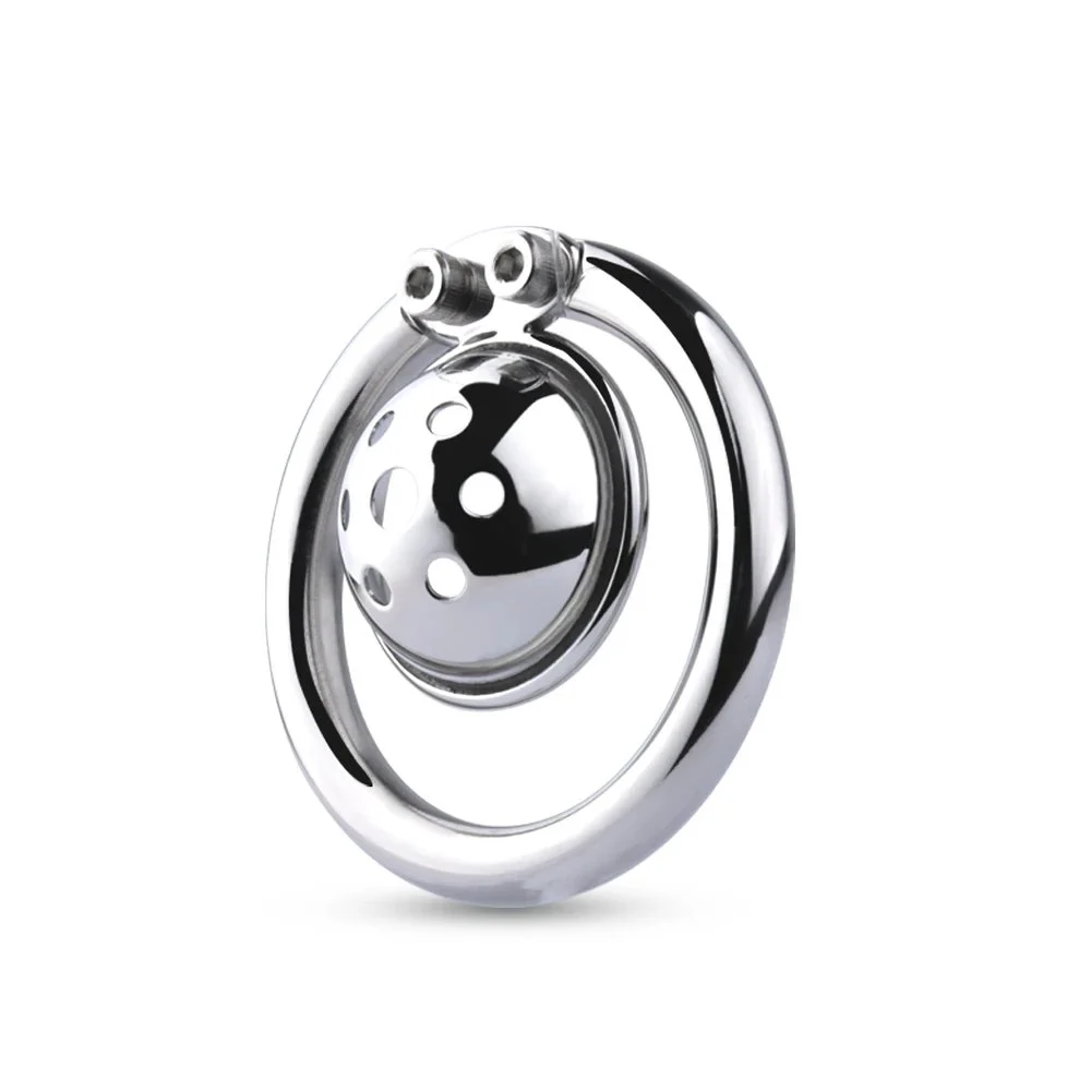 Chastity Device Stainless Steel Chastity Cage Male Invisible Stainless Steel Chastity Belt Device Flat Cage Sissy Binding