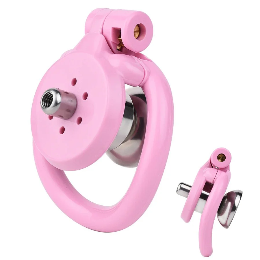 Flat Chastity Cage,male Chastity Device,pink Sissy Inverted Chastity Cage, Chastity Cage Belt,chastity Cage Steel