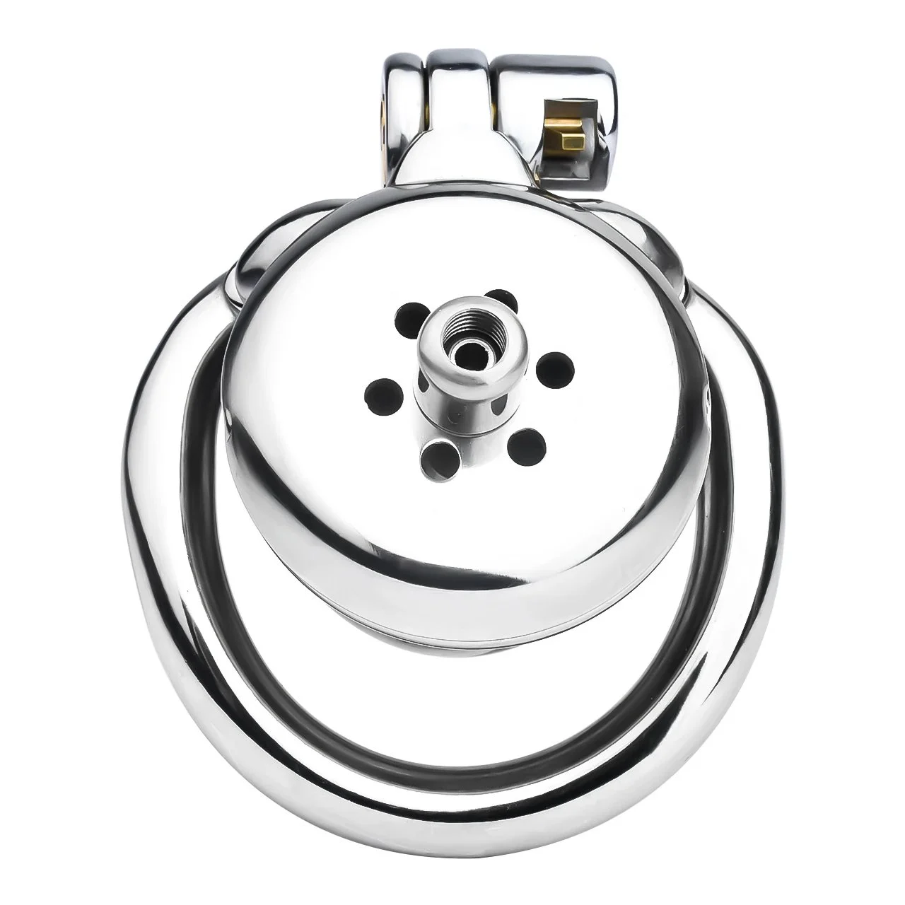 Latest Flat Negative Chastity Lock with Silicone Catheter 279g 100%waterproof Cock Cage 304 Stainless Steell Chastity Cage