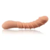 Wild Ribbed Vibe Sex Toy 10 Vibration Functions One-Key Burst IPX5 Waterproof USB Rechargeable Flesh Black
