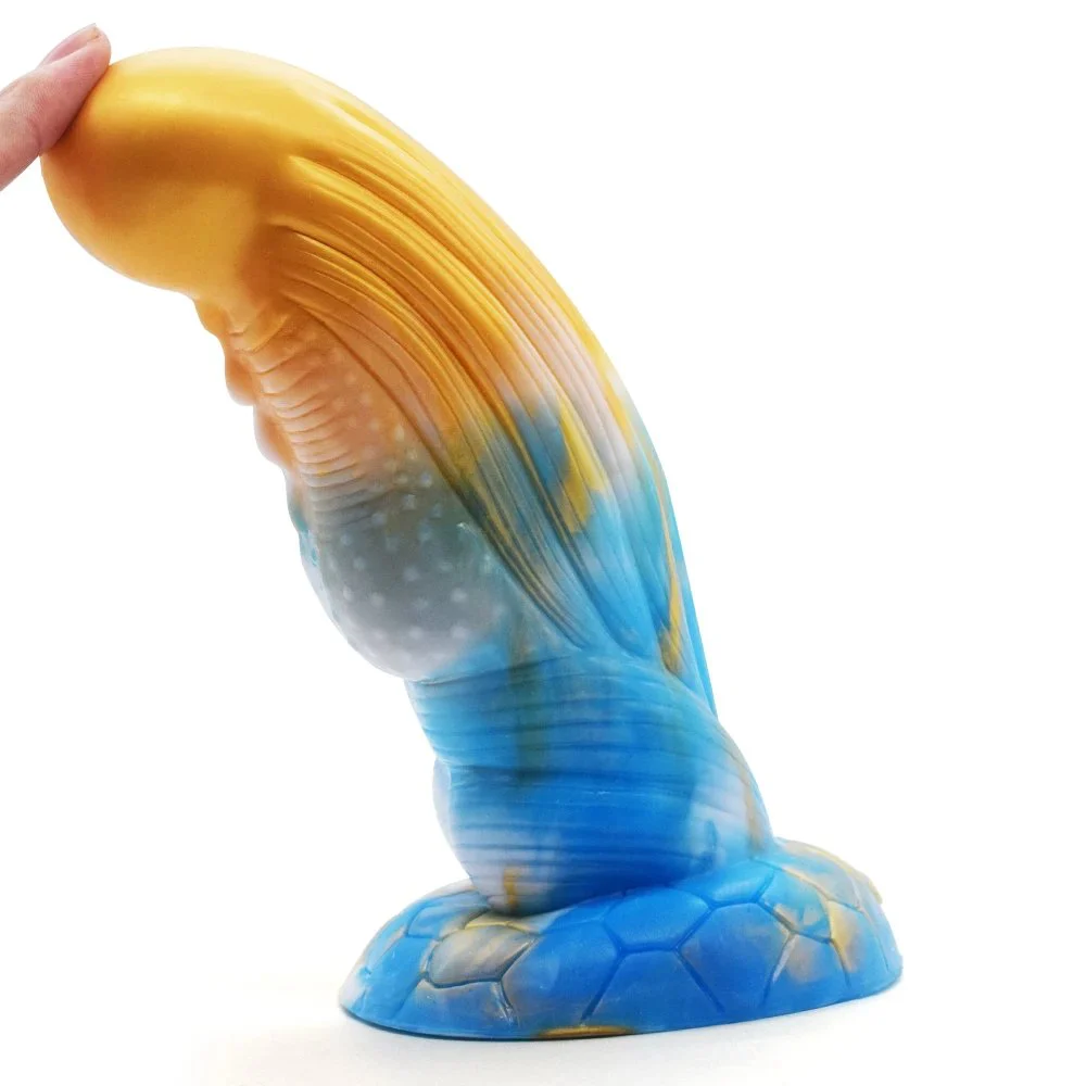 8 Inch Small Anal Plug Thick Monster Dildo Geeky Colorful Sex Toy G-spot Massage Anal Dilator