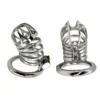 Stainless Steel Cock Cages Cage Chastity Cock Ring 4 Size Penis Ring Spiked Penis Cages Product