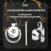 Flat Chastity Cage, Ball Inverted Male Chastity Cage Negative Cock Cage with Catheter Sex Toys for Men,sissy Chastity
