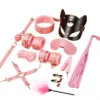 10 PCS Bondage Set Slave Sex Toys Couples Gay Erotic Adult Games Accessories Sexy Handcuffs Collar Fetish for Woman