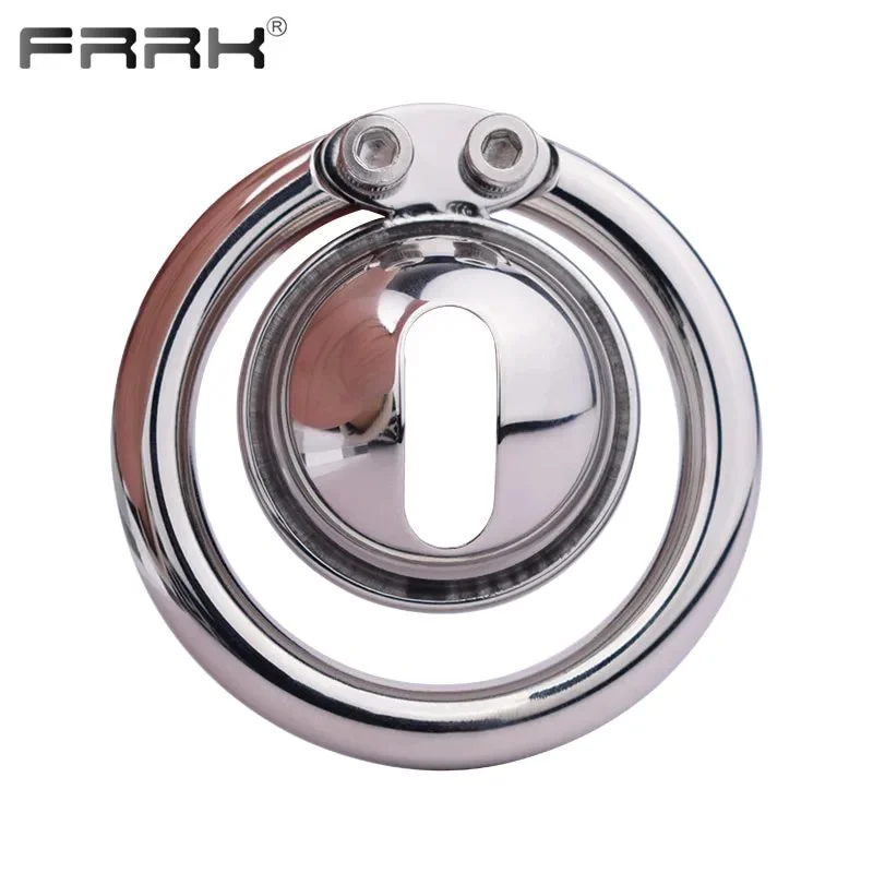 Male Chastity Belt Cock Cage Men Stainless Steel Adult Sex Toys Metal Penis Rings Lock Bondage Device
