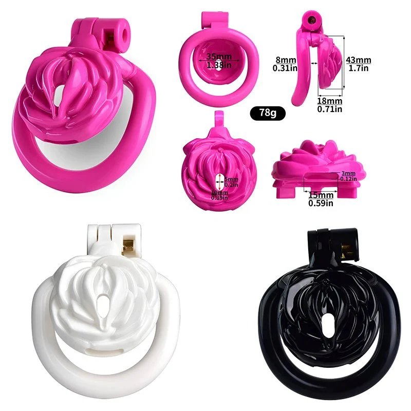 High Quality Chastity Devices Resin Male Chastity Device Cock Cages for Man