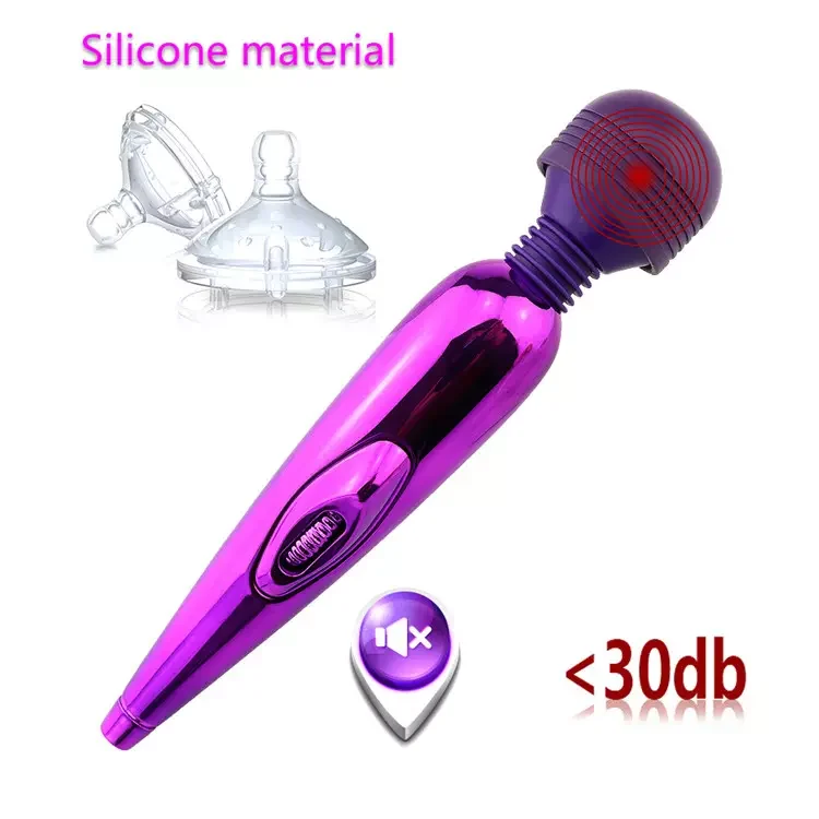 Rechargeable USB Waterproof AV Wand Message Sex Toys for Women Wand Vibrator