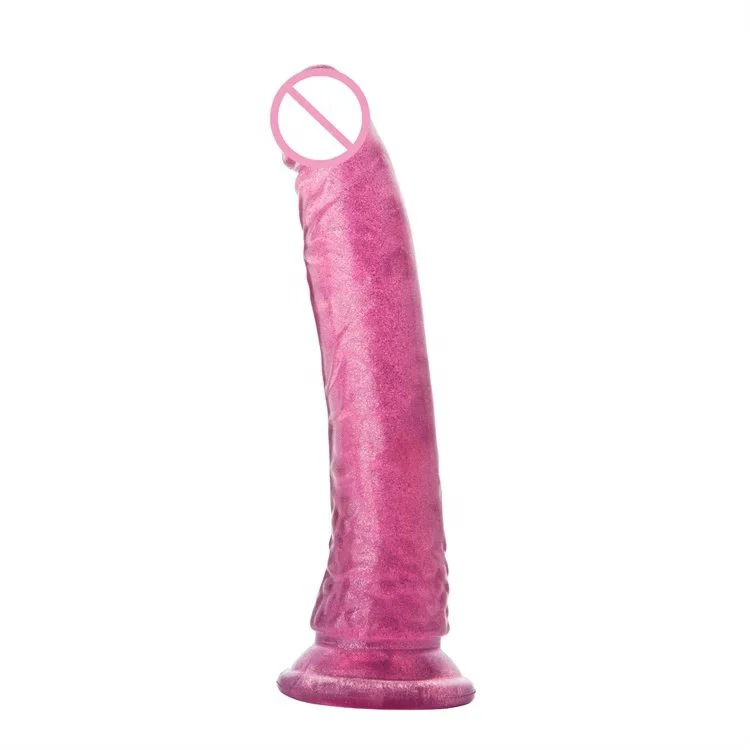 Realistic High Transparent Luminescent Dildo with Suction Cup Sex Toys for Women Luminous Dildo