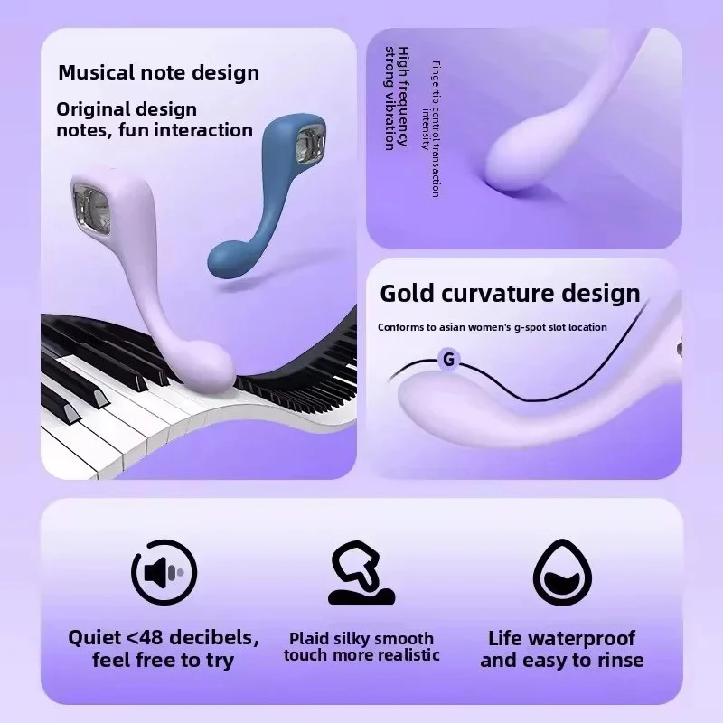 Women's Leisurely Color Matching Hard Stick Vibrator G-Spot Gadget with Strong Shock for Female Masturbation Sex Toy