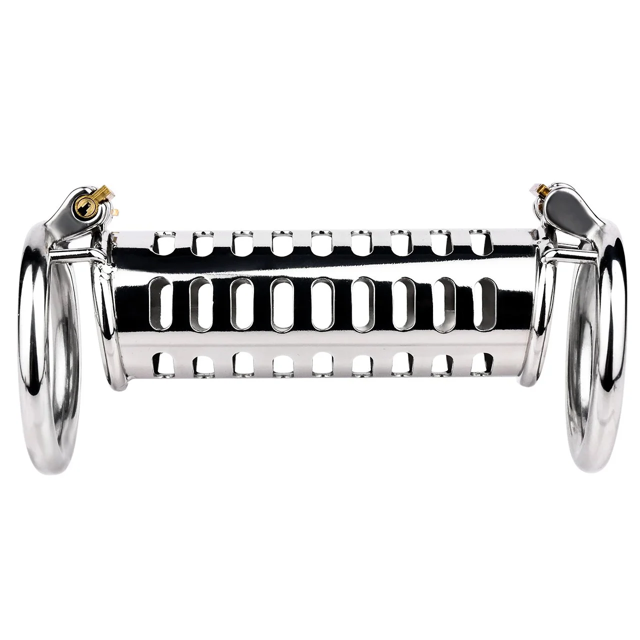 Metal Double Birdcage Chastity Cage Wearable Gay Stainless Steel Cock Ring Hook Abstinence Sex Toy Adult Flirting Game