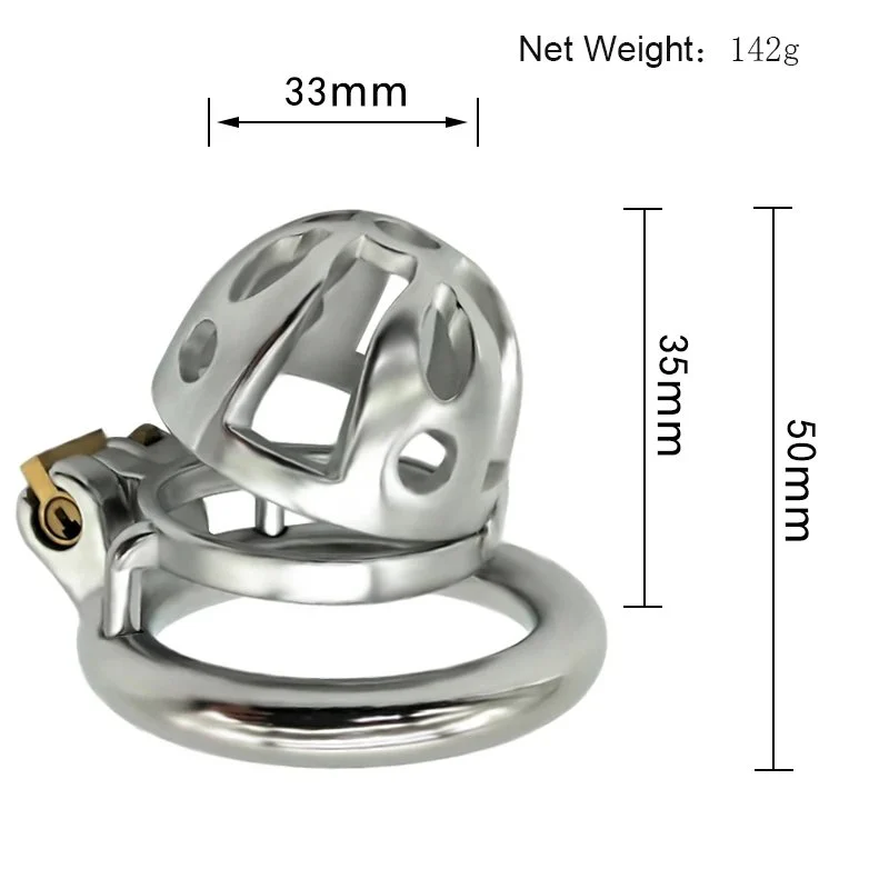 Bird Lock Penis Small Sissy Chastity Cage for Male