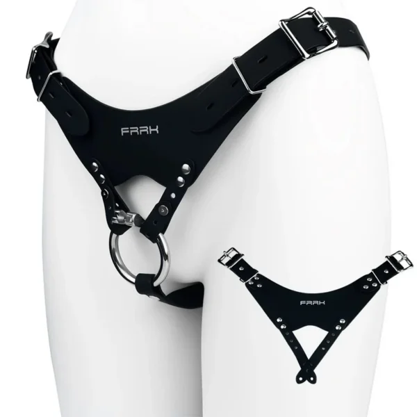 Penis Cage Auxiliary Belt,Supportive Anti-Off Strap for Men's Chastity Lock Strap ONLY Chastity Device NOT Included
