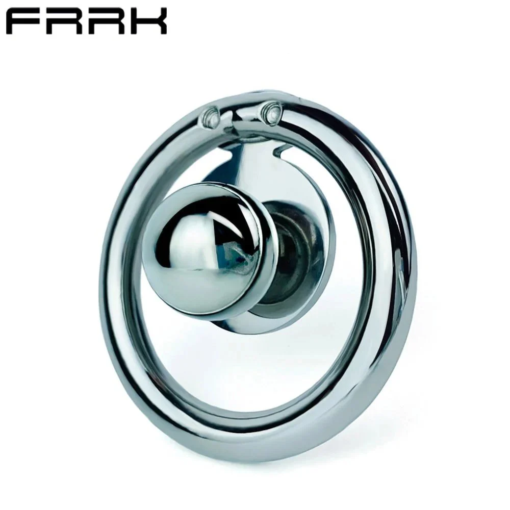 Penis Ring Metal Beads Heavy Stainless Steel Simple Chastity Cage Men's BDSM Sex Toys Ring Chastity Device Sex Toys