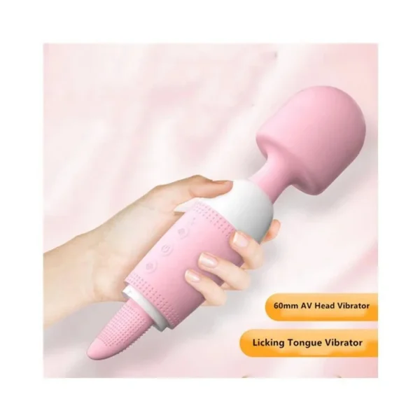 Sex Toys for Women Lilo Tongue Licking Clitoris Stimulator AV Wand Massager Vibrator