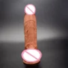 Female Masturbation Artificial Penis 8 Inch Realistic Liquid Silicone Dildo Suction Cup Sex Toys for Women
