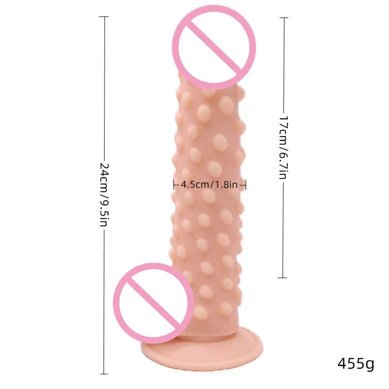 Female Masturbation Super Soft Big Sex Toy Dildo for Woman Realistic Corn Dildo Suction Cup