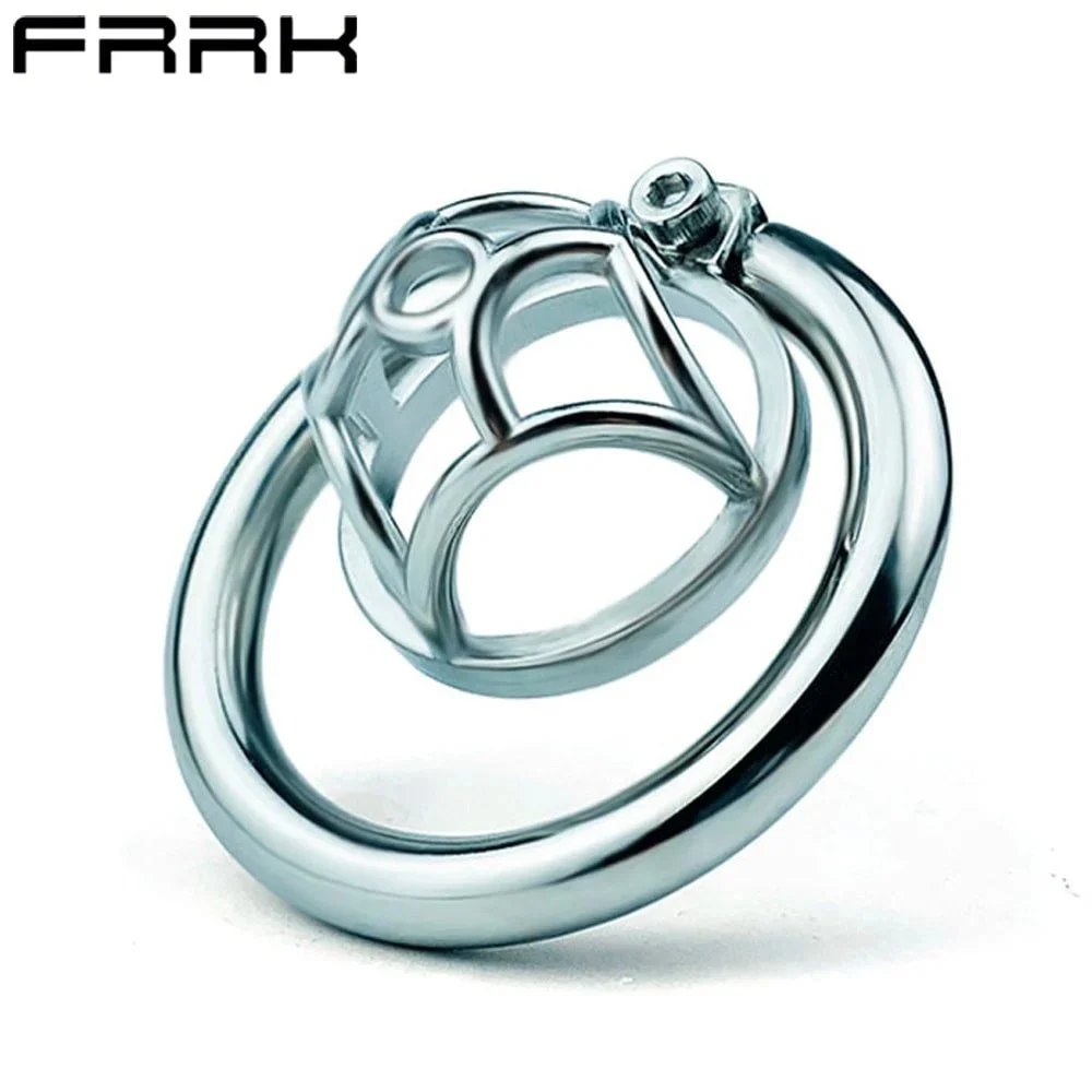 Raptor Stainless Steel Chastity Lock Male Screw Version Lightweight Birdcage Standard Hollow Chastity Lock Sex Cage