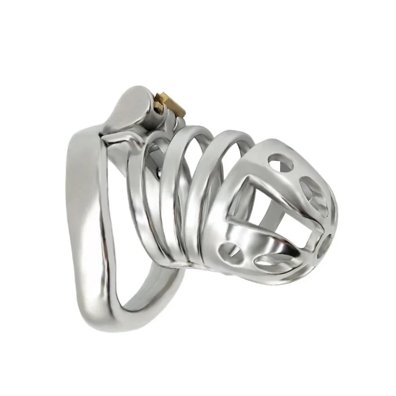Male Chastity Device Cock Cage, Wearable Slave Body Control Locking Sex Toy for Men