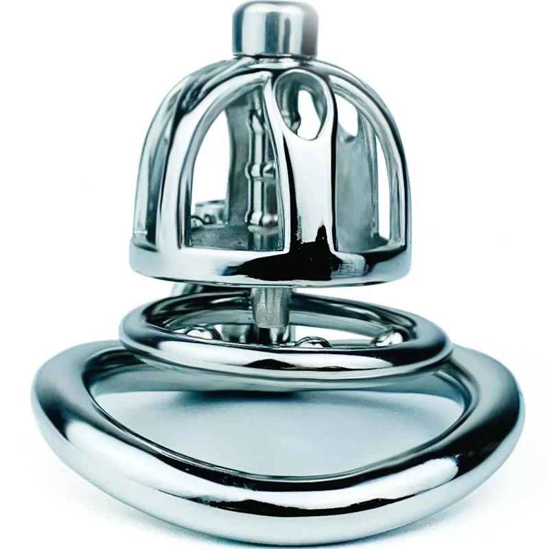 Super Small Male Chastity Device Adult Cock Cage Extreme Confinement Chastity Cage for Male Sex Toys Stainless Steel