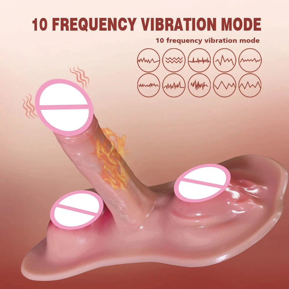 Remote G Spot Anal Clitoral Stimulator Thrusting Heating Realistic Riding Dildo Sex Toys