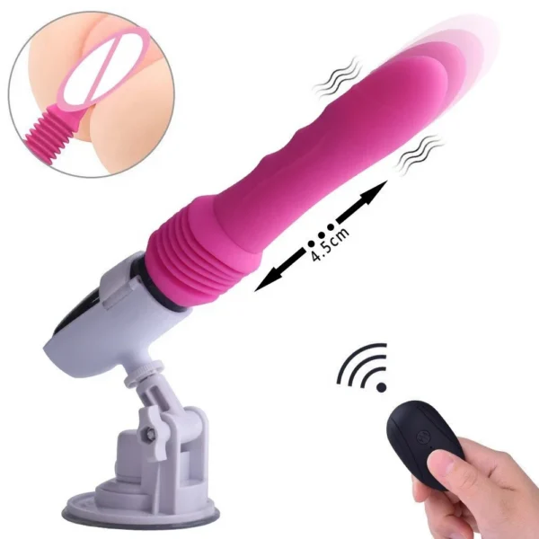 Sex Dildo Machine for Woman Automatic Thrusting Telescopic Vibrator Dildo Sex Toys