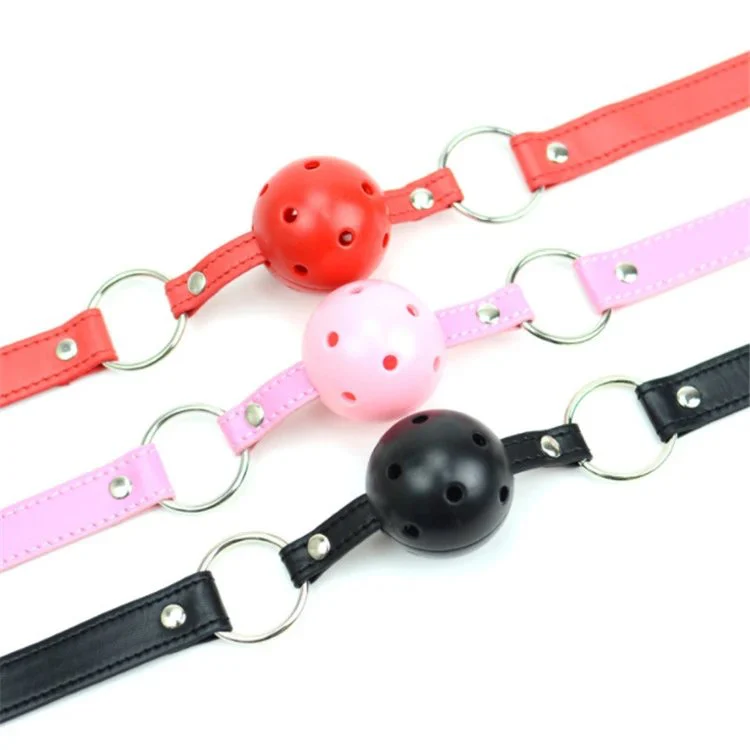 Adult Toys Couple Flirt Leather Mouth Ball Plug Fetter Sex Appeal