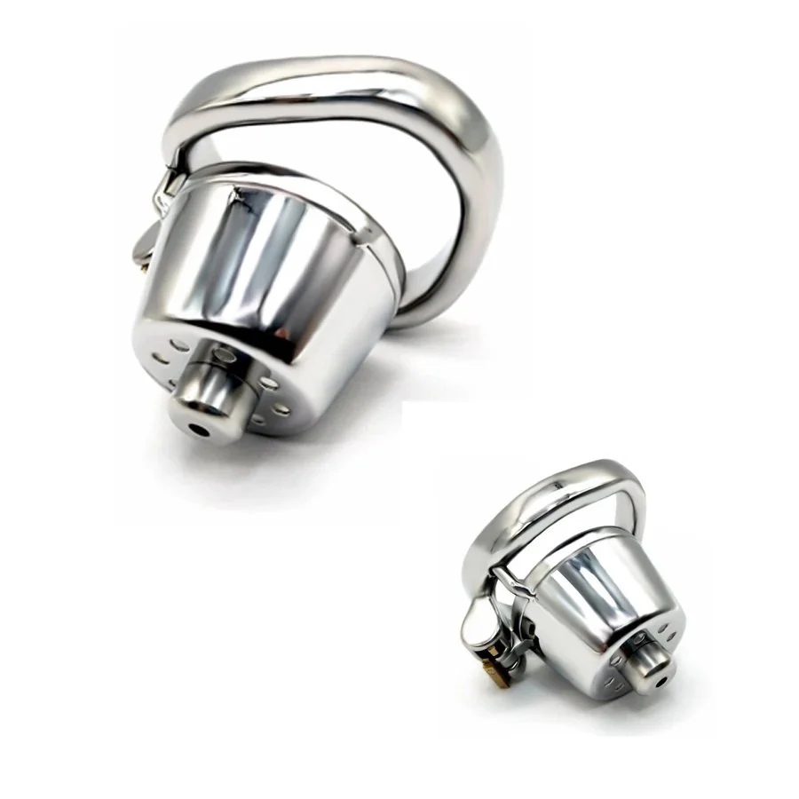 Total High 45mm 304 Stainless Steel Cage Steel Male Mini Metal Chastity Cage