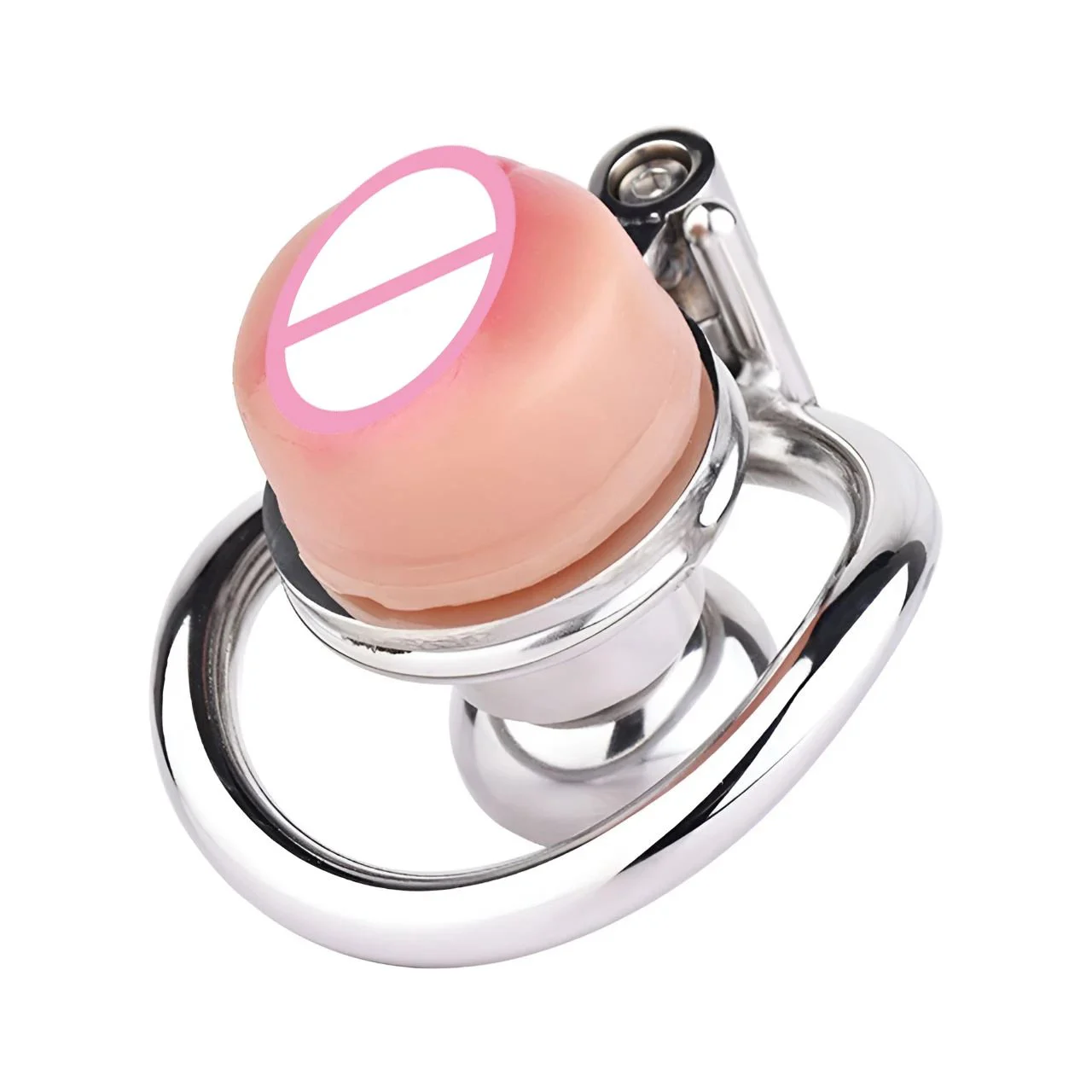 Transvestite Series Chastity Lock Cock Cages Adult Sex Toy Stainless Steel Male Chastity Cage Men's Cock Locks
