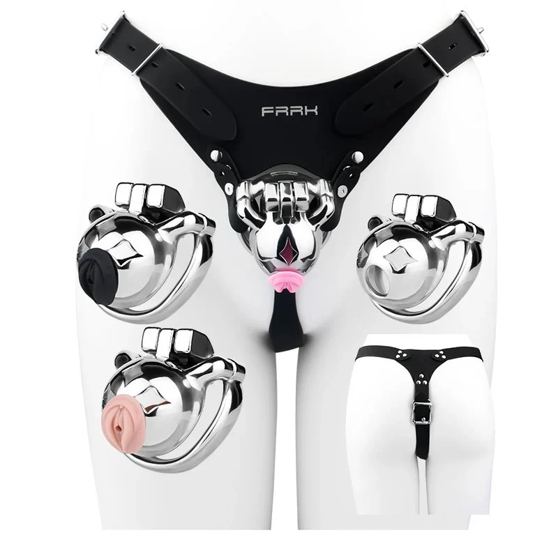 Latest Male Chastity Device Metal Chastity Lock,Cock Cage,Urethra Catheter,Penis Ring,Bondage Belt Sex Toys for Men Gay