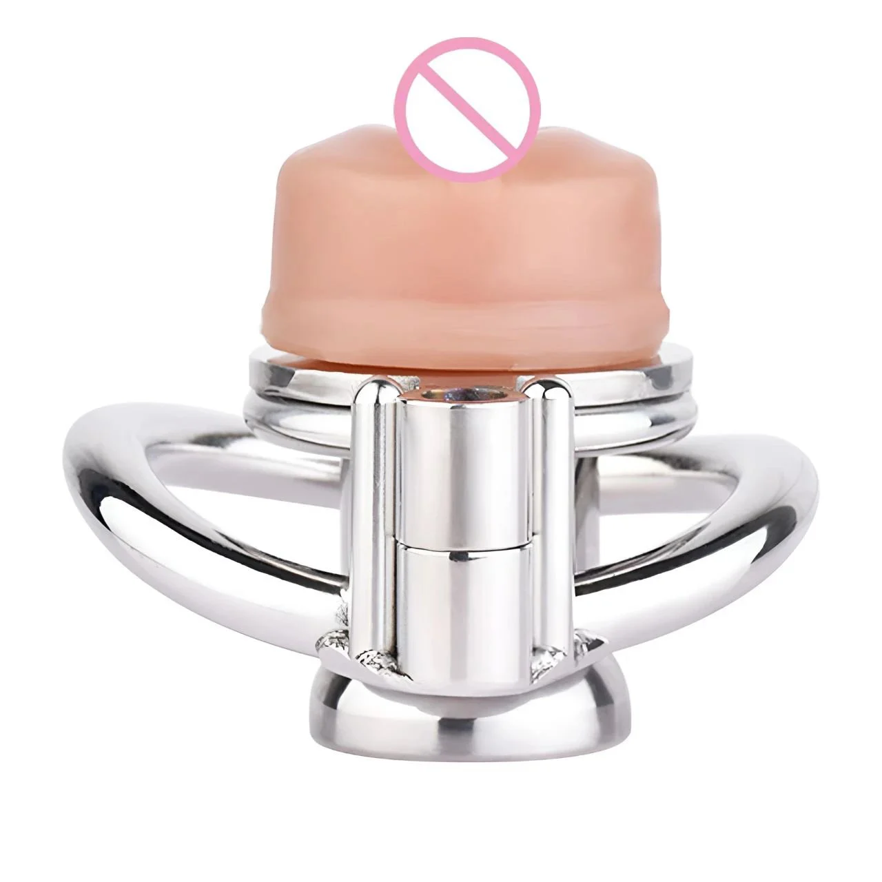Transvestite Series Chastity Lock Cock Cages Adult Sex Toy Stainless Steel Male Chastity Cage Men's Cock Locks