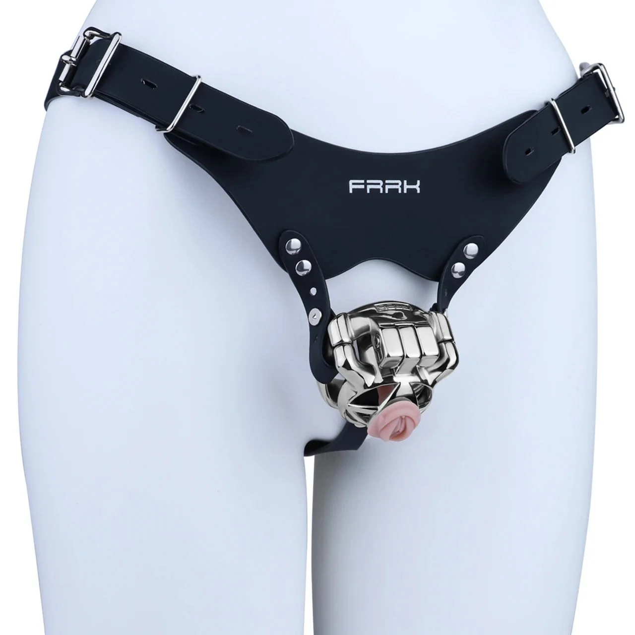 Wearable Male Chastity Cage Construction with Catheter Suitable for Transgender Crossdressers Effectively Contains the Penis