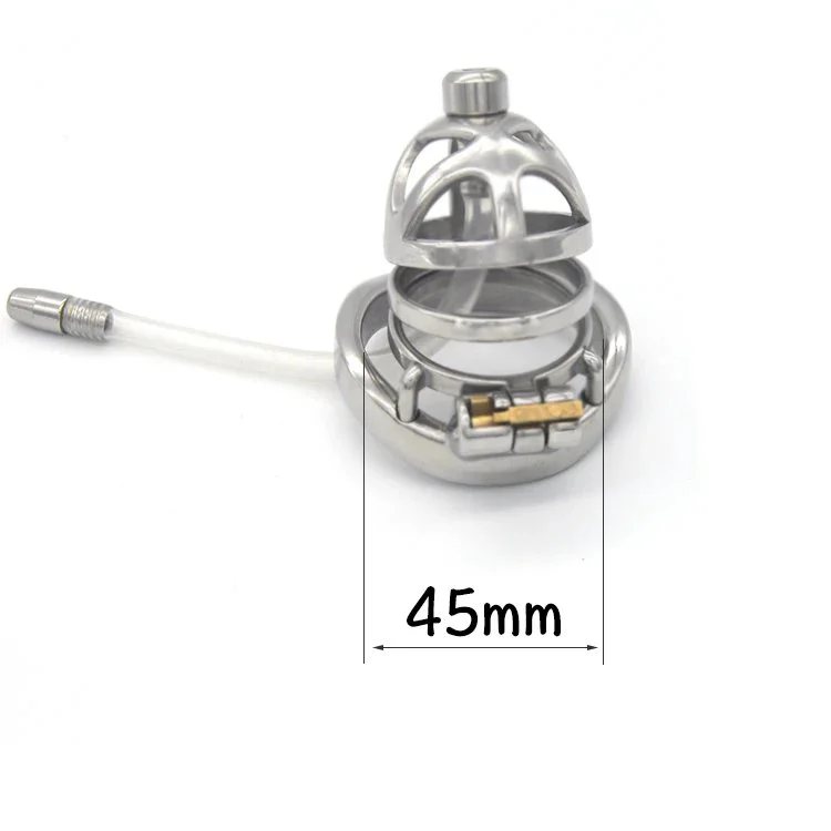 Total High 54mm 304 Stainless Steel Anal Plug Sex Toy Chastity SM Anal Plug Male Chastity Device Cage Chastity