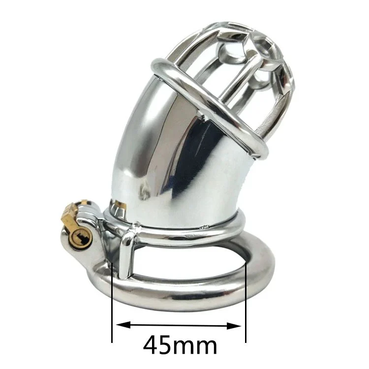 Total High 73mm 304 Stainless Steel Sex Product Male Chastity Device Cage for Men