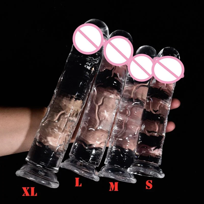Realistic Dick Strong Suction Cup Adult Sex Toys Big Dildo for Woman Soft Jelly Dildo
