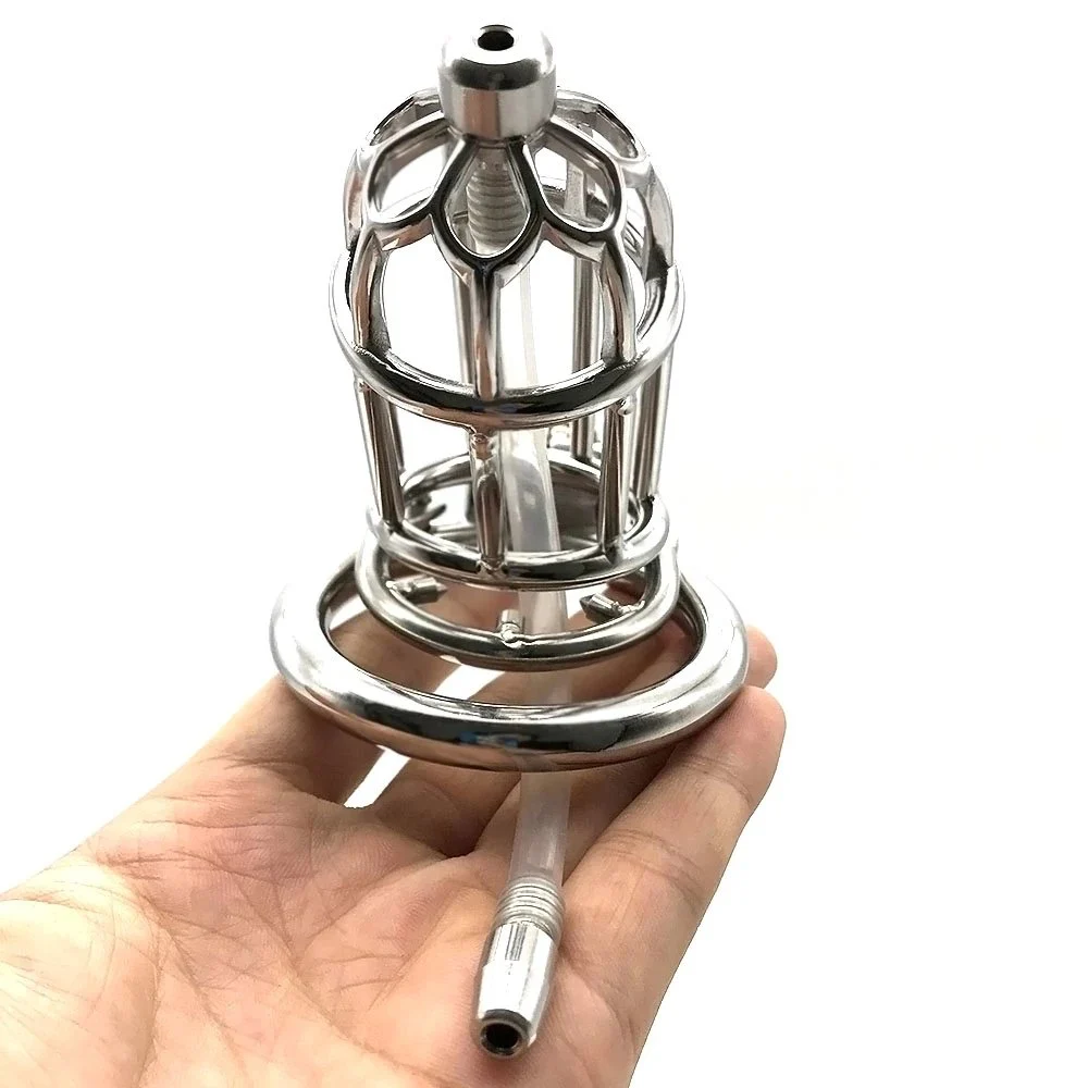 Sex Shop 8.7cm Male Chastity Cage Juguetes Sexuales Erotic Toys Sex Adult Steel Chastity for Male Chastity Device
