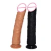 9.6 Total 8.8 Insertable Big Thong Dildo Soft Skin Feel Anal Dildo No Testcle Faak Realistic Dildo with Suction Base for Women