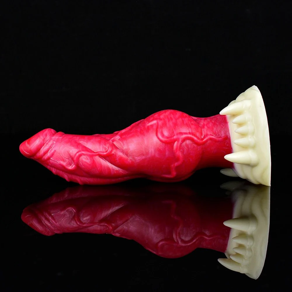 Realistic Dog Dildo with Big Knot Suction Cup Monster Dildos Anal Plug Toy Animal Dildo for Women Lesbian and Men