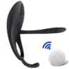 Remote Control Cock Ring Vibrator with USB Power Supply