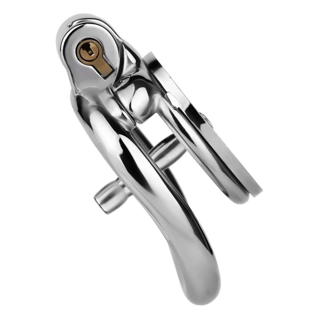 Wearable SM Male Chastity Device Flat Metal Chastity Lock Cock Cage Metal Urethra Catheter Bondage Belt Adult Sex Toys for Men