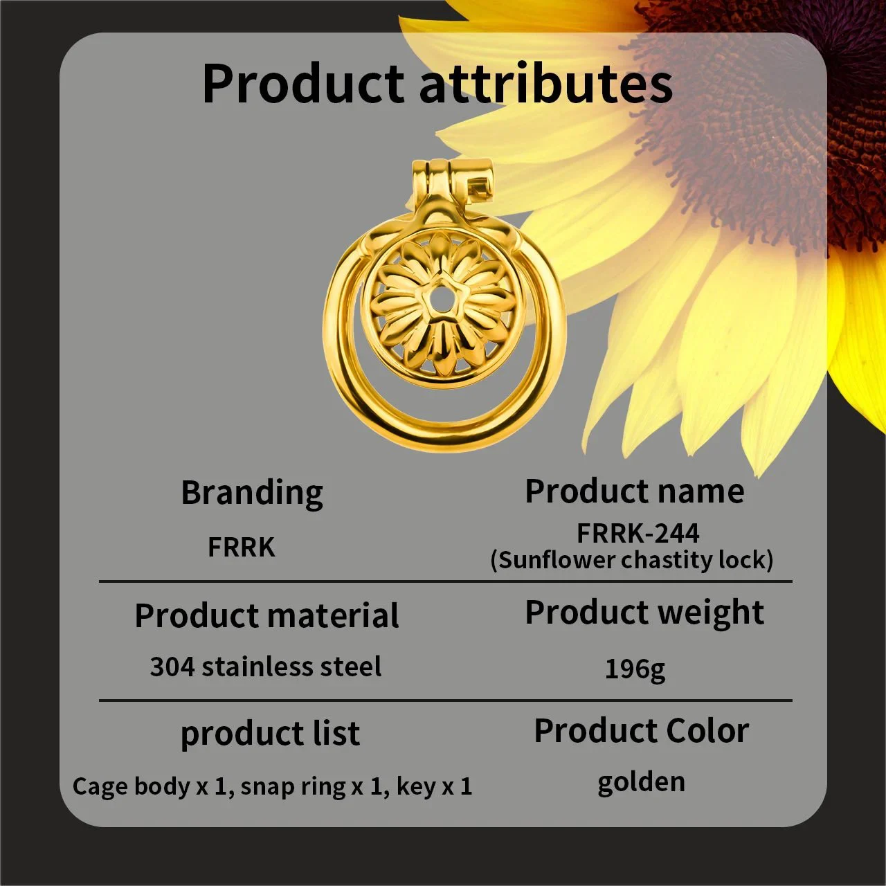 Metal Catheter Urethral Tube and PU Belt Tiny Metal Sunflower Chastity Cage,sissy Chastity Cage Couples Bondage Sex Toys