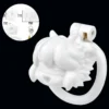 Male Cock Cage ABS Resin Material White Color with Four Sizes Chastity Sex Toys Shop