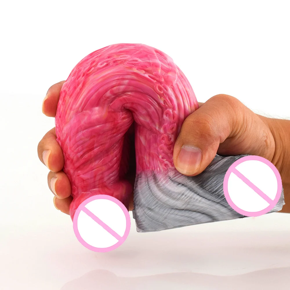 8 Inch Monster Dildo Gory G-spot Stimulation Beast Silicone Sex Toy Gorgeous for Women