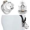 Mamba Metal Chastity Cage Devices Penis Lock Penis Cage Cock Rings Men Cock Cage Device Chastity Belt Sex Toys for Men
