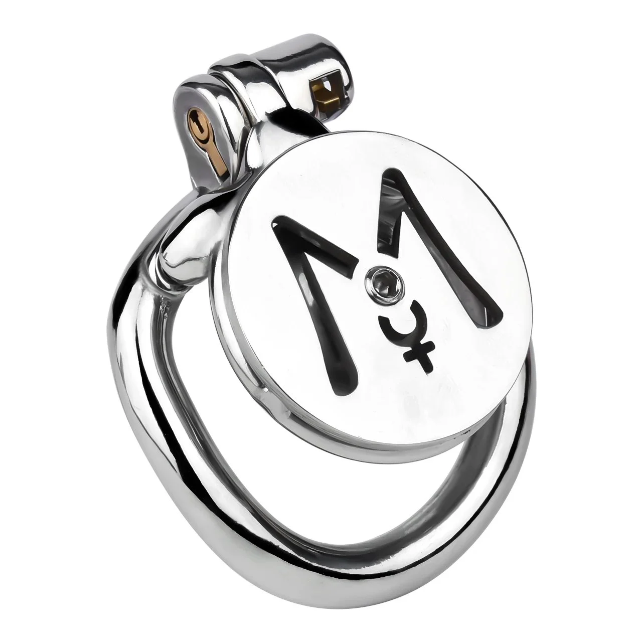 Single Cock Cage Metal Material Chastity Devices for Men Sissy Cages with Silicone Penis Dildos