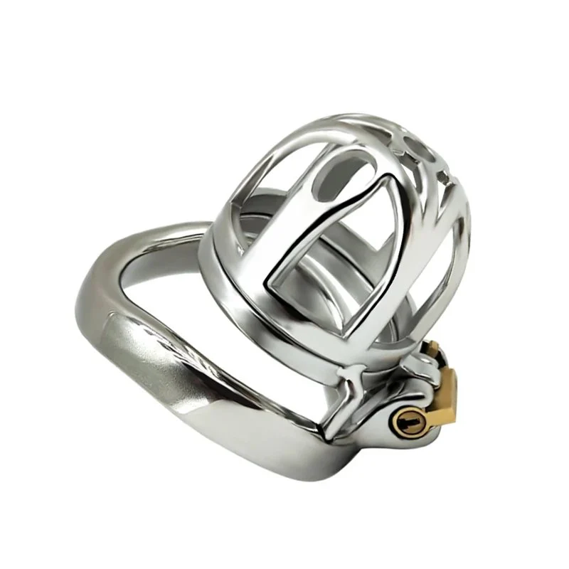 Small Cage Anti Pull Out Chastity Steel Cage Cock Cage Lock Penis for Men